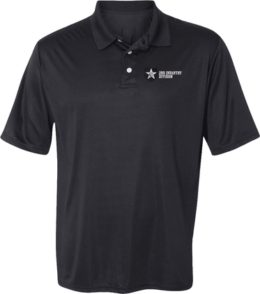 2nd Infantry Division Moisture Wicking Polo
