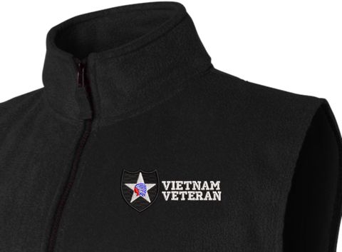 2nd Infantry Division Vietnam Veteran Full-Zip Fleece Vest