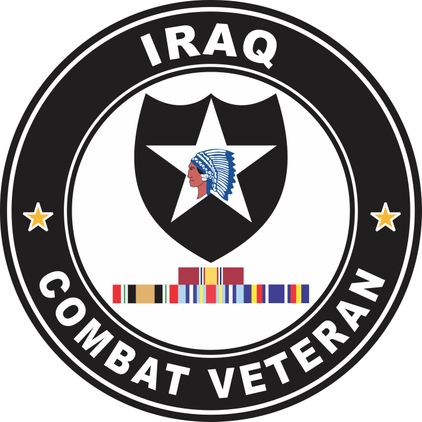 2nd Infantry Iraq Campaign with ribbons