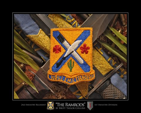 2nd Infantry Regiment "The Ramrods" Giclee Print