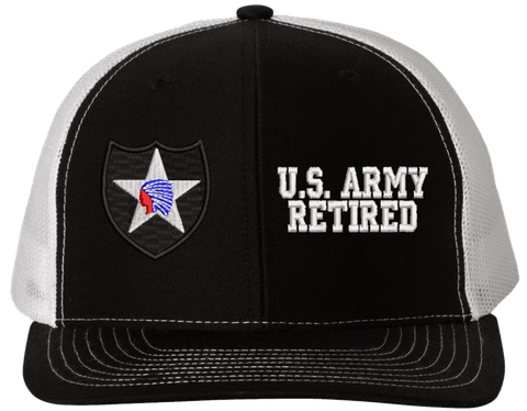 2nd Infantry U.S. Army Retired Split Cap