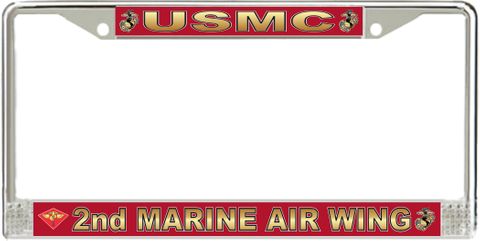 2nd Marine Air Wing License Plate Frame