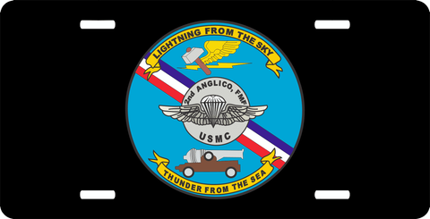 2nd Marine Division 2nd Air Naval Gunfire Liaison Company License Plate