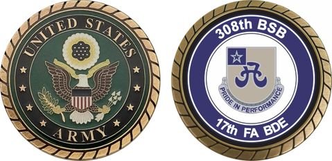308th Brigade Support Battalion Challenge Coin