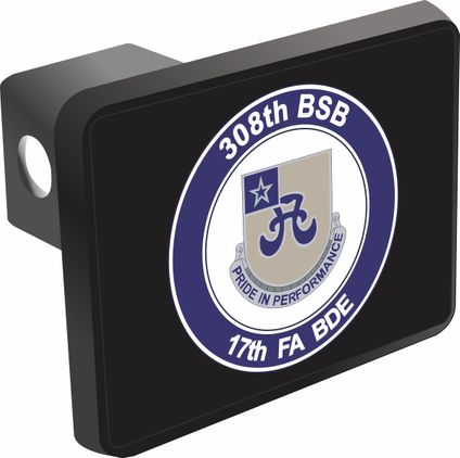 308th Brigade Support Battalion Round Hitch Cover