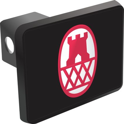 30th Engineer Brigade Patch Hitch Cover