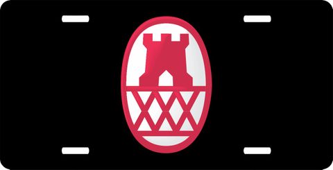 30th Engineer Brigade PatchLicense Plate