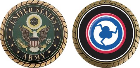 U.S. Army 311th Support Command Patch Challenge Coin