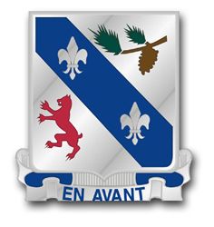 321st Regiment Unit Crest Vinyl Transfer Decal