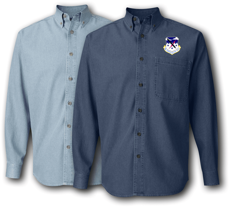 340th Air Refueling Wing Denim Shirt