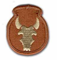 34TH INFANTRY DIVISION 2 1/4" DESERT MILITARY PATCH