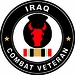34th Infantry Division Combat Veteran with Ribbon Operation Iraqi Freedom OIF Decal Sticker