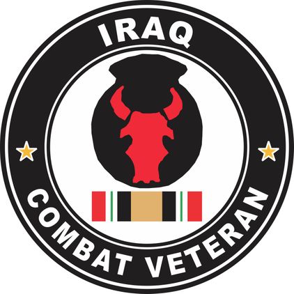 34th Infantry Division Iraq Combat Veteran Decal