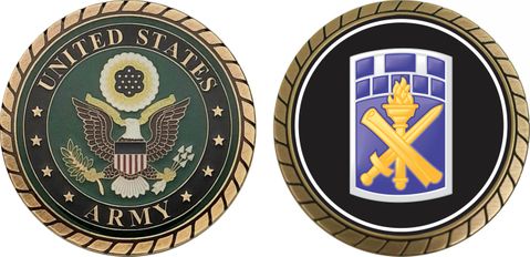 U.S. Army 351st Civil Affairs Command Patch Challenge Coin