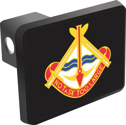 35th Engineering Brigade Unit Crest Hitch Cover