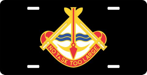 35th Engineering Brigade Unit CrestLicense Plate