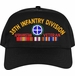 35th Infantry Division Afghanistan Veteran Embroidered Cap with Ribbons