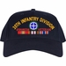 35th Infantry Division Afghanistan Veteran Embroidered Cap with Ribbons