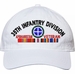 35th Infantry Division Afghanistan Veteran with Ribbons Unstructured Dad Cap