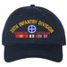 35th Infantry Division Afghanistan Veteran with Ribbons Unstructured Dad Cap