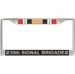 35th Signal Brigade Iraq Veteran License Plate Frame