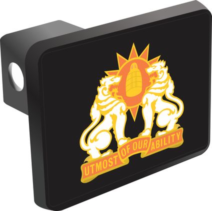 35th Signal Brigade Unit Crest Hitch Cover