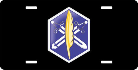 362nd Civil Affairs Brigade PatchLicense Plate