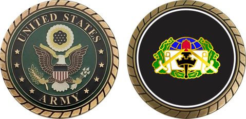 U.S. Army 364th Civil Affairs Brigade Unit Crest Challenge Coin