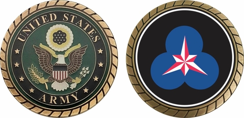 36th U.S. Army Corps WWII Challenge Coin