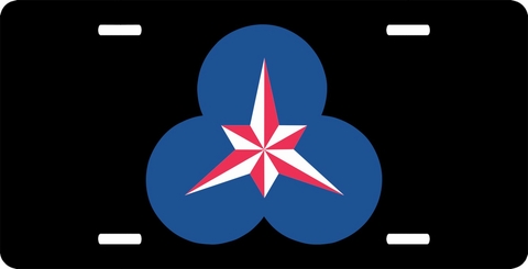 36th U.S. Army Corps WWII License Plate