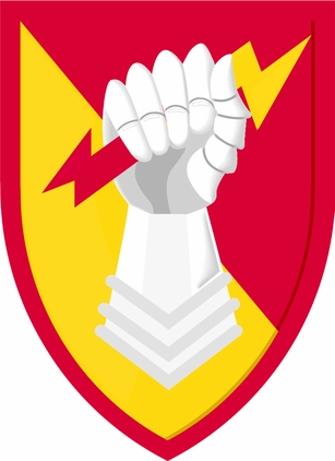 38th Air Defense Artillery Brigade Patch Vinyl Transfer Decal