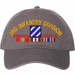 3d Infantry Division Afghanistan Veteran with Ribbons Unstructured Dad Cap