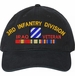 3d Infantry Division Iraq Veteran with Ribbons Unstructured Dad Cap