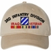 3d Infantry Division Iraq Veteran with Ribbons Unstructured Dad Cap