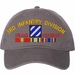 3d Infantry Division Iraq Veteran with Ribbons Unstructured Dad Cap