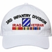 3d Infantry Division Iraq Veteran with Ribbons Unstructured Dad Cap