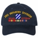 3d Infantry Division Iraq Veteran with Ribbons Unstructured Dad Cap