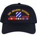 3nd Infantry Division Iraq Veteran Embroidered Cap with Ribbons