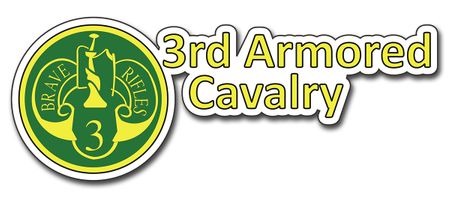 3rd Armored Cavalry Bumper Sticker