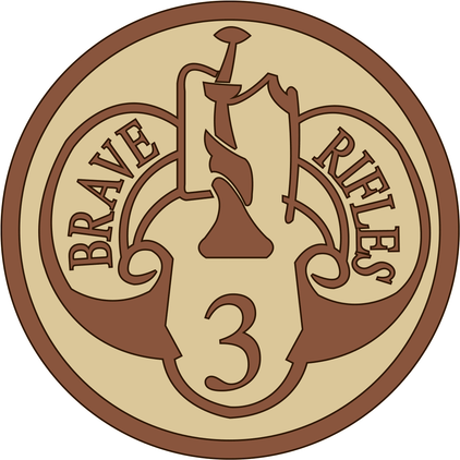 3rd Armored Cavalry Regiment Desert Camo Decal