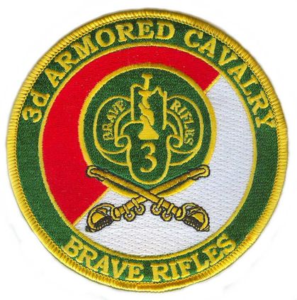 3rd Armored Cavalry (with Sabres) Patch