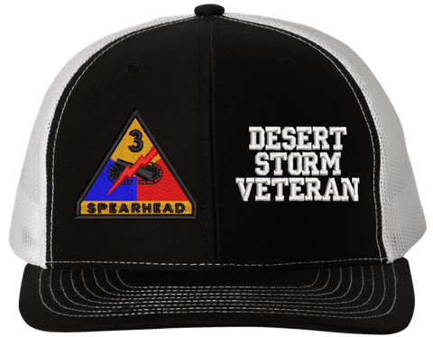 3rd Armored Desert Storm Veteran Split Cap