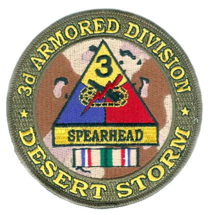 3rd Armored Division Desert Storm Patch