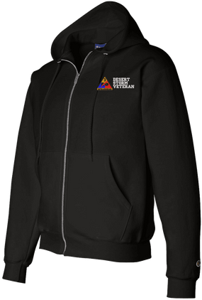 3rd Armored Division Desert Storm Veteran Zippered Hoodie