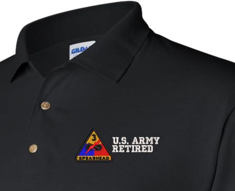 3rd Armored Division Retired Polo