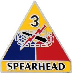 3rd Armored Division...Spearhead Lapel Pin