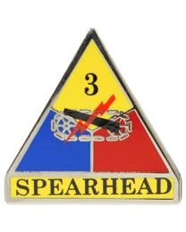 3rd Armored Division...Spearhead Lapel Pin
