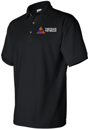 3rd Armored Division Vietnam Veteran Polo