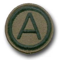 3rd ARMY SUBDUED 2" MILITARY PATCH