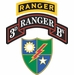 3rd Battalion, 75th Ranger Regiment With Ranger Tab Decal